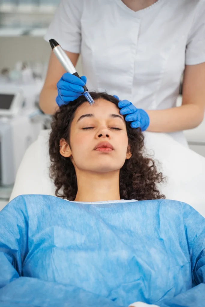 Before and after lower face treatment at Park City Medesthetix